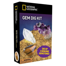 NATIONAL GEOGRAPHIC komplekt Gemstone Dig Kit, NGGEM