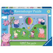 RAVENSBURGER pusle Peppa Pig kujuline, 24tk, 03026