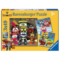 Ravensburger pusle 3x49 Robot Trains R 08047