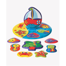 PLAYGRO vannimänguasi - pusle  Floaty Boat 6m+ 0186379