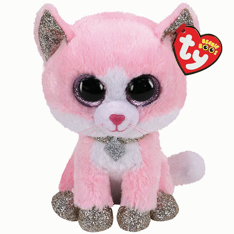 TY Beanie Boos Pehme mänguasi FIONA pink cat TY36366 LÕPUMÜÜK