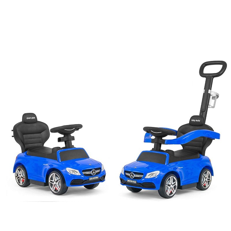 MILLY MALLY MERCEDES AMG C63 Coupe Tõukeauto, BLUE
