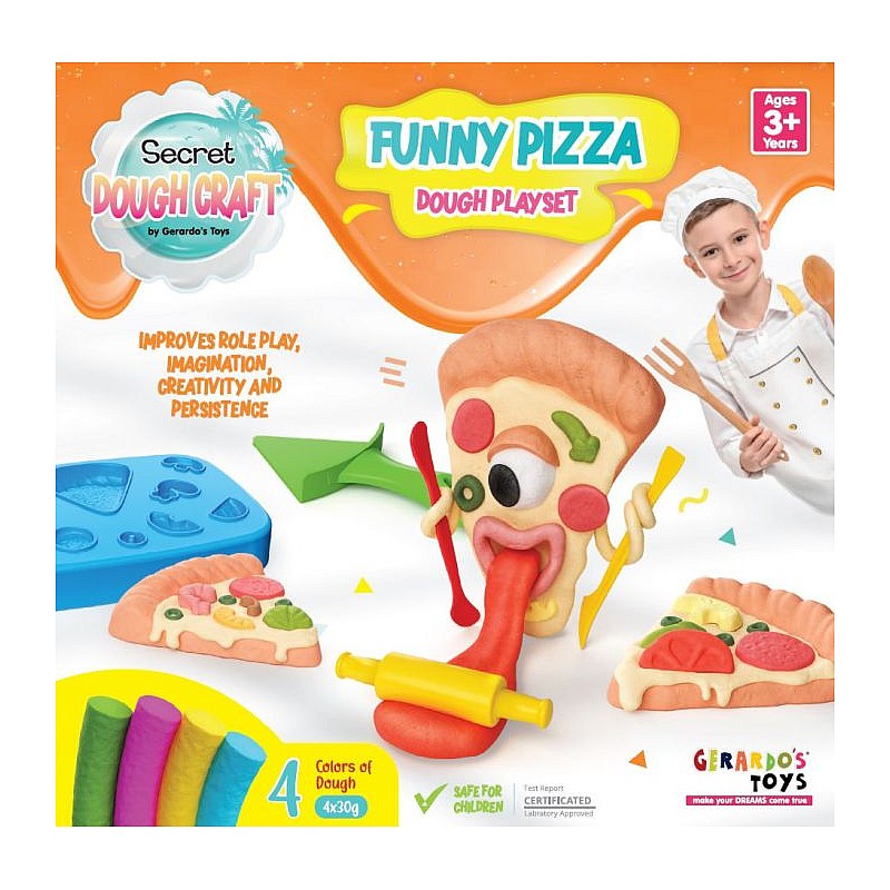 GERARDOS TOYS  plastiliinikomplekt RUNNY PIZZA 3a+ 56453