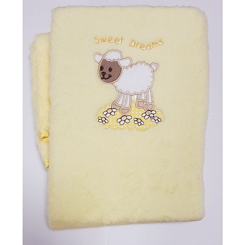 Pleed ANKRAS 80x90cm SHEEP kollane