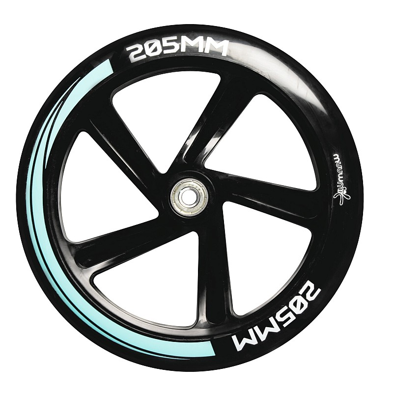 Muuwmi Aluminium Scooter Tõukeratas 205 mm, türkiissinine