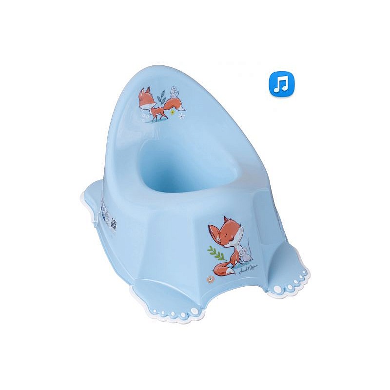 TEGA BABY FOREST FAIRYTALE Pissipott muusikaga, libisemiskindel PO-069 Blue