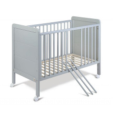 Yappy Kids YappyModern võrevoodi 120x60сm, light grey