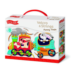 FAR FAR LAND velcro&strings mäng Funny train F-02926