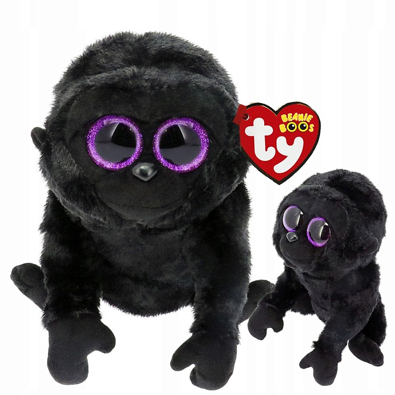 TY Beanie Boos Pehme mänguasi  GEORGE-black gorilla reg TY37222 LÕPUMÜÜK