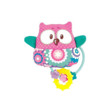 CANPOL BABIES Forest Friends kõristi Pink Owl 68/046