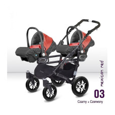 Auto-turvahäll BABYACTIVE Twinni MEXICAN RED 1tk. - punane