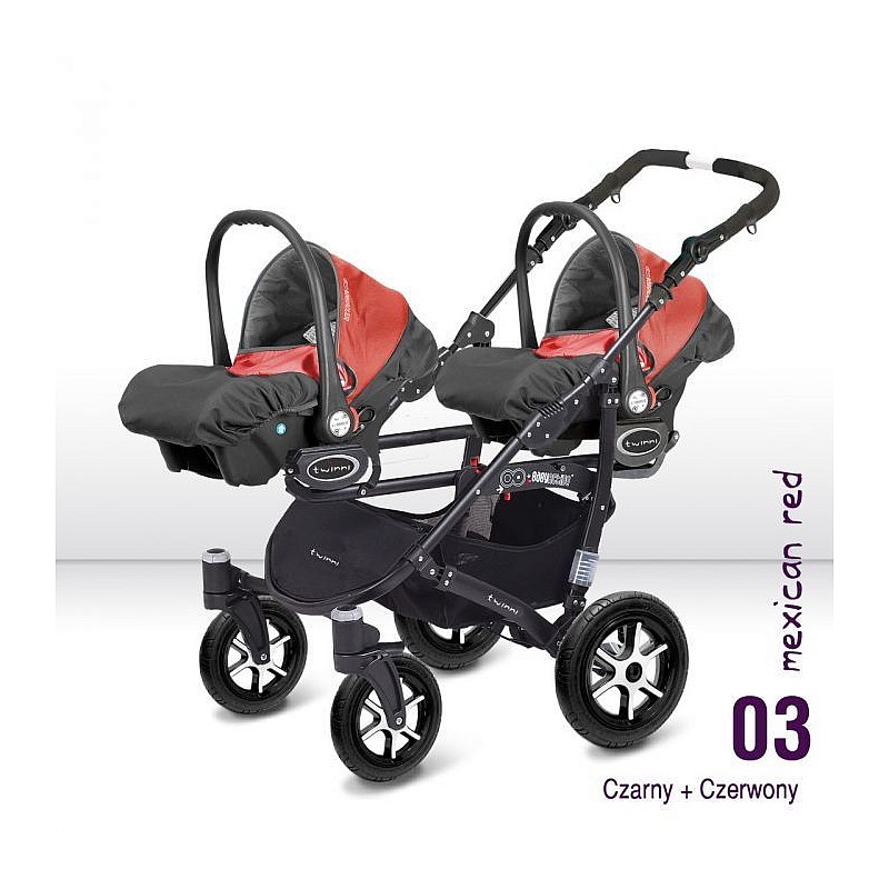 Auto-turvahäll BABYACTIVE Twinni MEXICAN RED 1tk. - punane