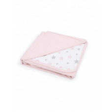 CEBABABY pleed 90x100сm Candy pink+Pink stars