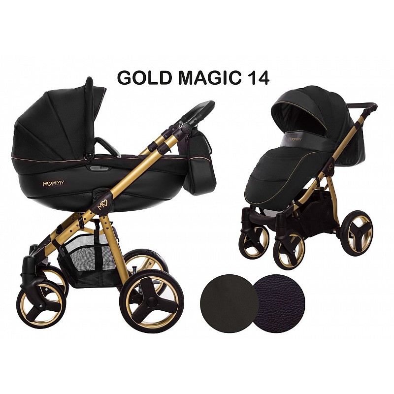 BABYACTIVE MOMMY Gold Vanker-jalutuskäru  2in1, Gold Magic 14