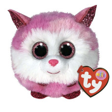 TY PUFFIES  pehme mänguasi PRINCESS-pink husky puf 8cm, TY42522