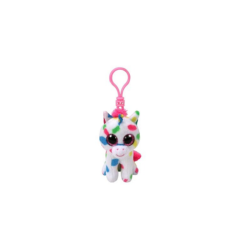 TY Beanie Boos Toy - võtmehoidja täpiline UNICORN HARMONIE 8cm, TY35211 LÕPUMÜÜK