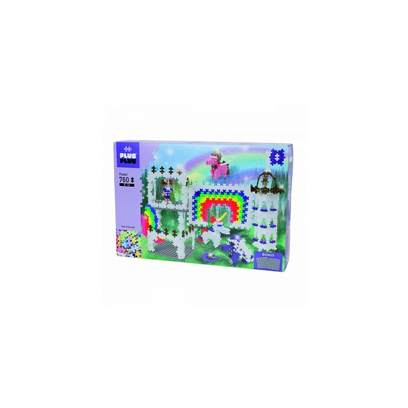 Plus Plus Mini Basic RAINBOW CASTLE konstruktor  760tk., 3775