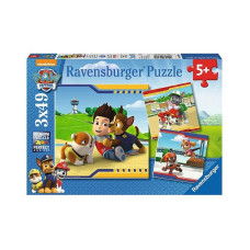 Ravensburger  pusle  3x49el. Paw Patrol R09369