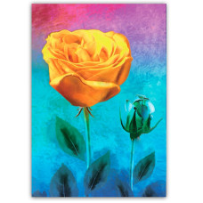 TSVETNOY diamond mosaiik 40x50cm Yellow Rose, LG227e