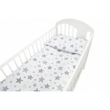 ANKRAS NEW STARS Voodipesu komplekt 2 eset 120x90cm, grey