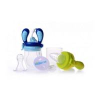 Kidsme Food Feeder Starter Pack komplektid rinnaga, Lime / Aquamarine 160362 LIAQ