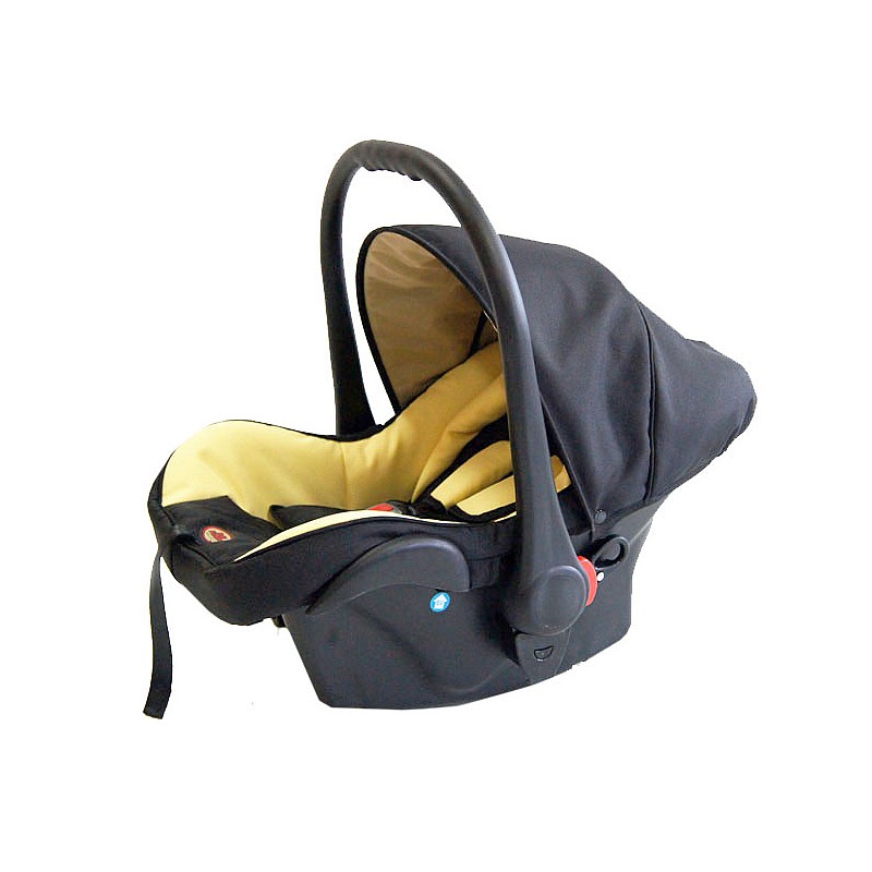 Baby Fashion turvahäll 0-13kg + adapter, Black banana