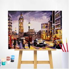 TSVETNOY Набор для рисования по номерам 40x50см London in Autumn, MG2162e