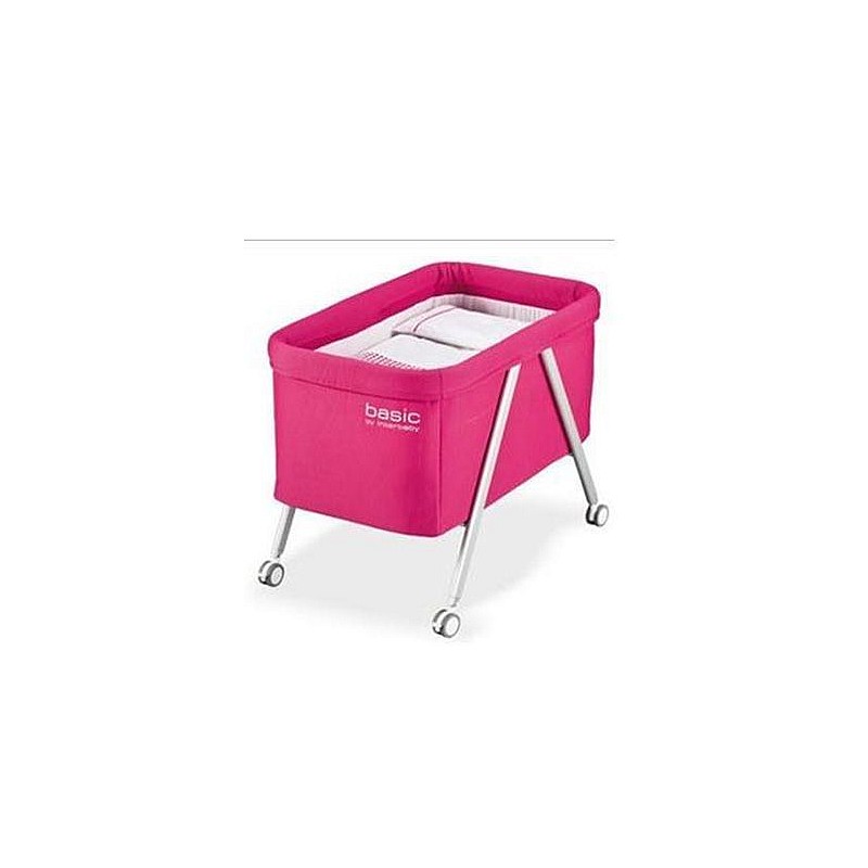 INTERBABY BASIC  lapsevoodi 48x77cm - FUCHSIA