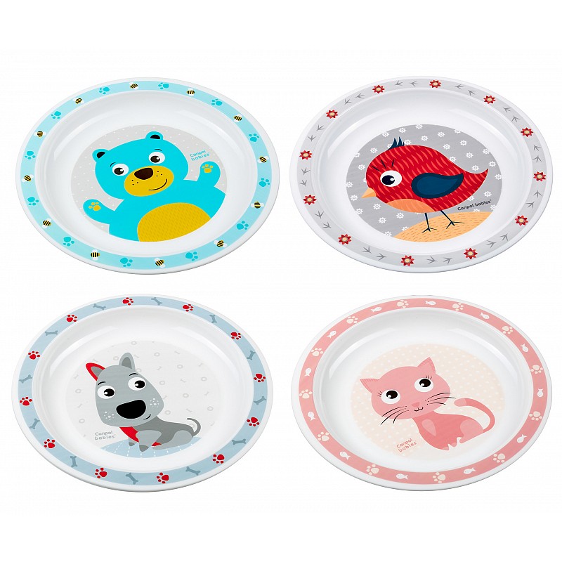 CANPOL BABIES Cute Animals taldrik 1tk. 4/411 ALLAHINDLUS