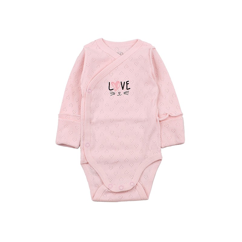 FLAMINGO Bodi,  LOVE 146-1022  suurus -62 roosa