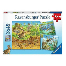 Ravensburger pusle 3x49 Animals R 08050