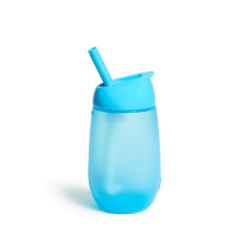 MUNCHKIN pudel kõrrega Simple Clean 296ml Blue 257238 (90018)