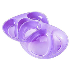 Tommee Tippee EXPLORA plaat Triplex, 12 kuud., 2 tk. purpurne