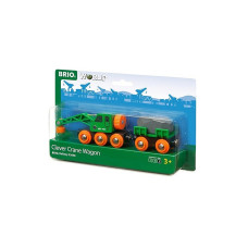 BRIO RAILWAY Clever Crane Wagon, 33698