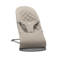 BABYBJORN Bouncer Bliss Cotton Lamamistool, Sand hall 006017