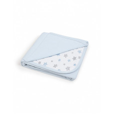 CEBABABY pleed 90x100сm Blue+Blue stars