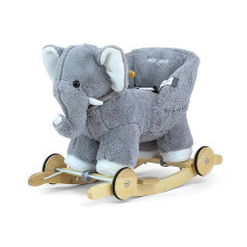 MILLY MALLY POLLY Laste kiiktool ratastega GREY ELEPHANT