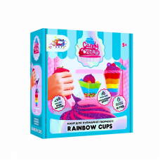 CANDY CREAM Mass modelleerimiseks - plastiliini komplekt Rainbow cups 5+, 75003