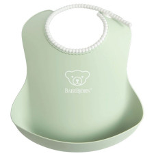 BABYBJORN BIB Pehme pudipõll 4m+, POWDER GREEN 046361