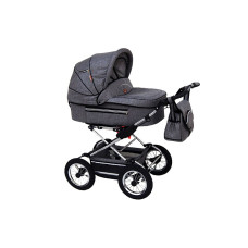 Baby Fashion FANARI Vanker-jalutuskäru 3in1, 124 Grey