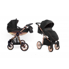 BABYACTIVE MOMMY Glossy Vanker-jalutuskäru  2in1, Rose Gold