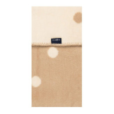 Puuvillane pleed WOMAR DOTS 100х150cm Ecru/beige DOTS