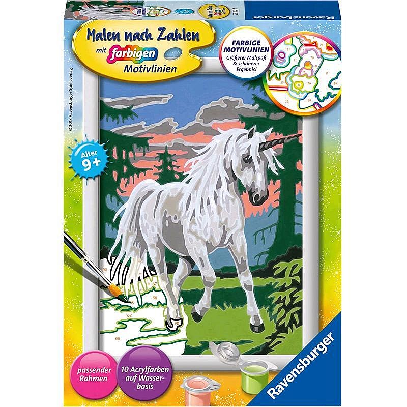 Ravensburger piltide värvimine UNICORN R 27782