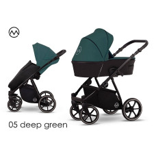 LONEX PAX  Vanker jalutuskäru 2in1 05 Deep green