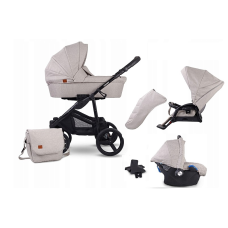 LONEX SOFT Vanker-jalutuskäru 3in1, 03 Light Beige