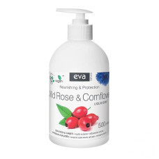 EVA NATURA kreemjas käteseep Wild Rose&Cornflower, 500 ml