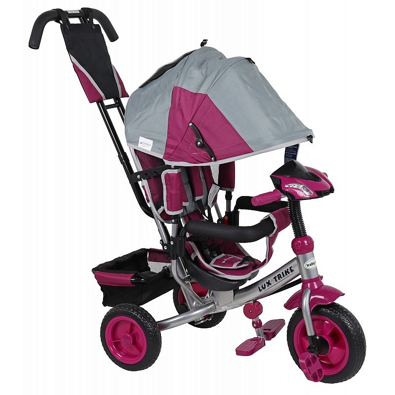 Kolmerattaline jalgratas BABY MIX LUX BIKE XG6519-T16 GREY/VIOLET