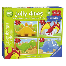 RAVENSBURGER pusle 4in1 Jolly Dinos 18+ R 07289