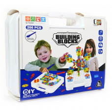 PRO-EXIMP Konstruktor kohvris Building Blocks 266elem. 3+