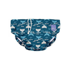 BAMBINO MIO Swim Nappies ujumispüksid BLUE TAIL, M (7-9kg)